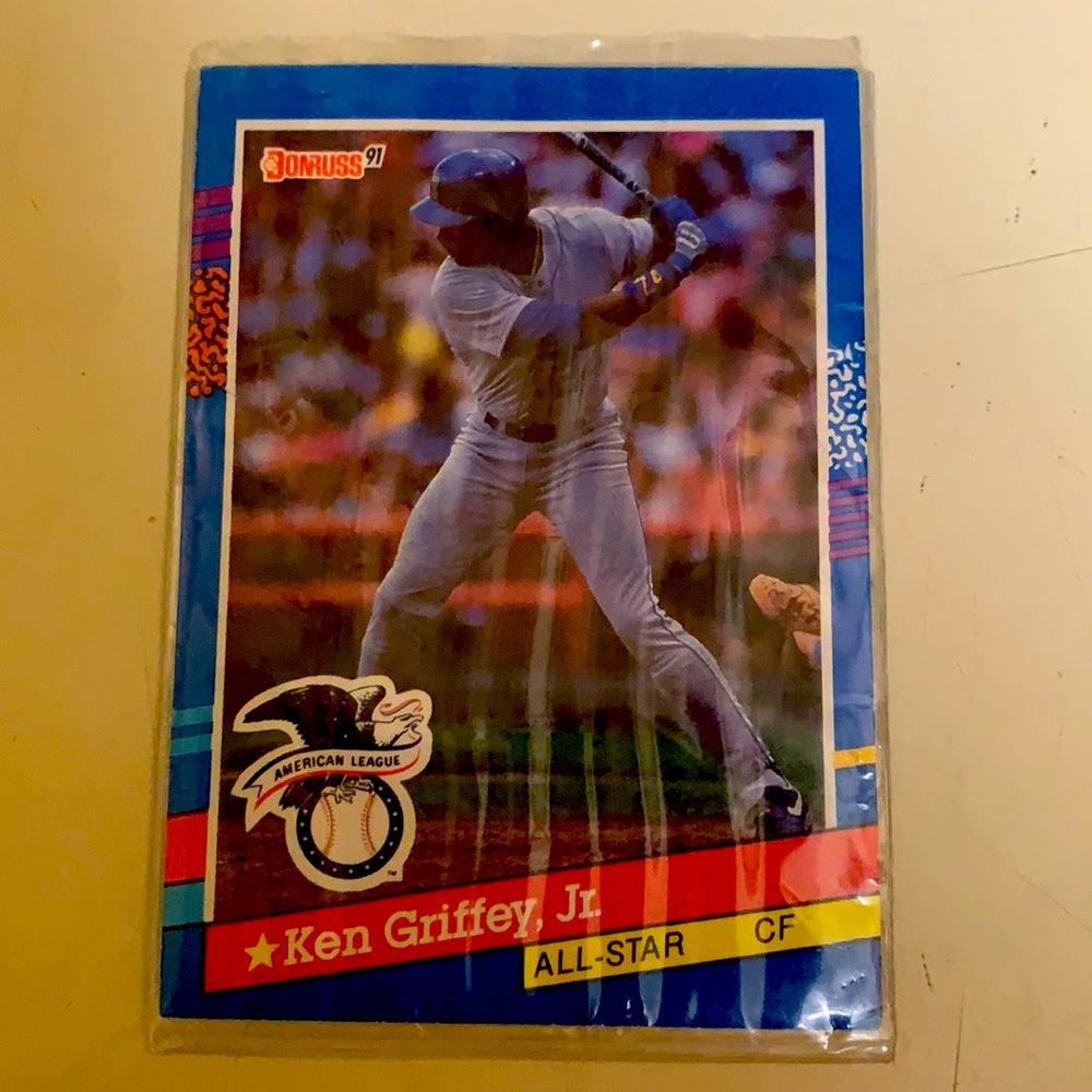 Ken Griffey Jr. #49 1991 Panini Donruss rookie card